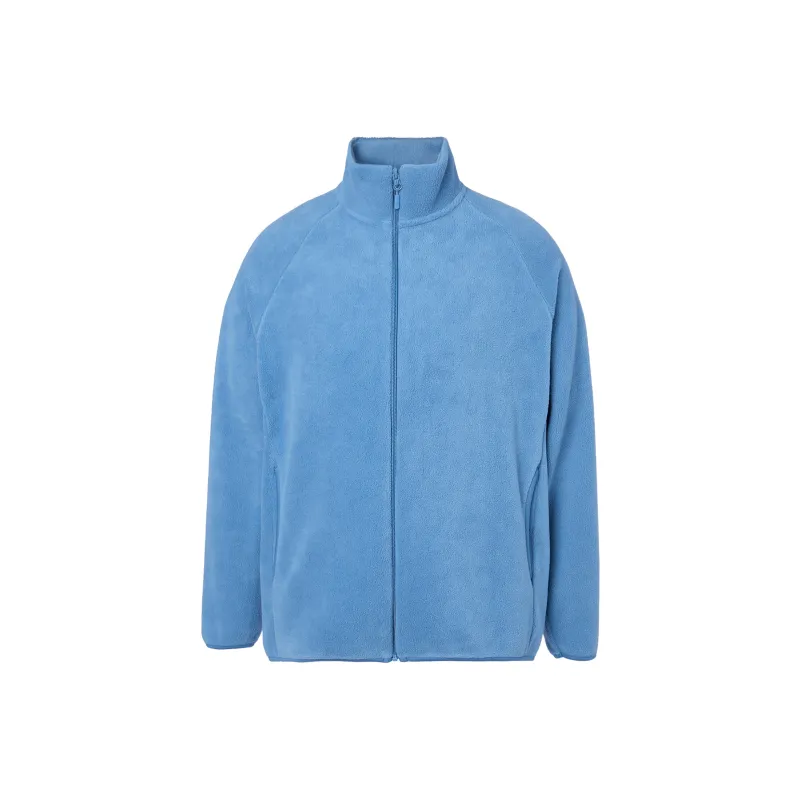 UNIQLO Velvet-feel Coat Unisex Pink Blue-0