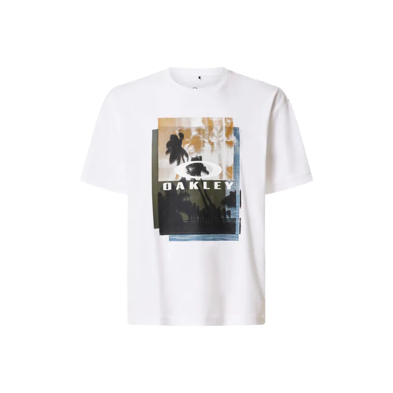 Oakley T Shirts Men White-0