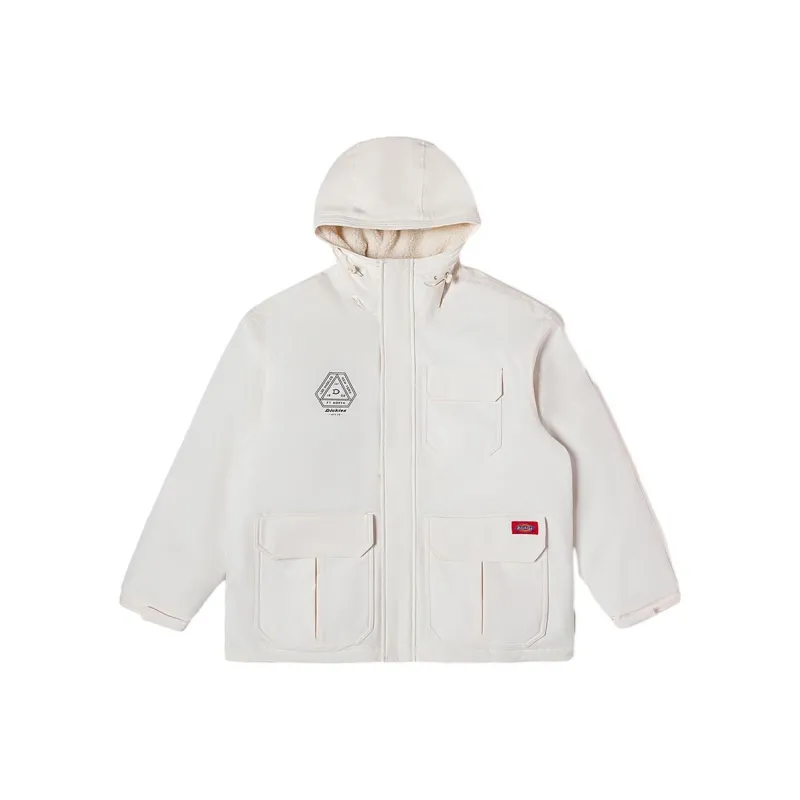 Dickies Down Jackets Unisex Cream White-0