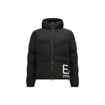 EMPORIO ARMANI EA7 Puffer Jacket Men's Black