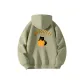 [Blockbuster Spring and Autumn Style]Gray Bean Green (Ma Hug Orange Black Cat Chest Label _Ma Hug Orange Black Cat Back Label)