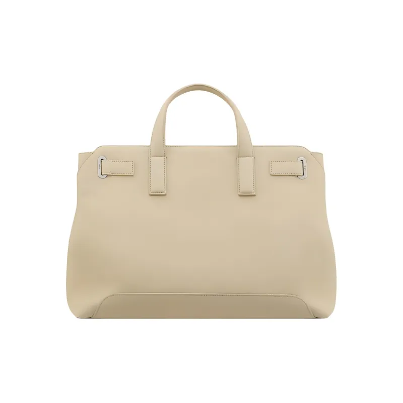 DIOR Cow Leather Handbag Men's Beige-1