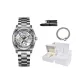 Natural Steel Band[White Leather Box]