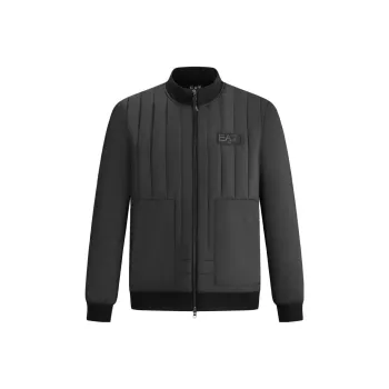 EMPORIO ARMANI EA7 FW23 Puffer Jacket Men's Black