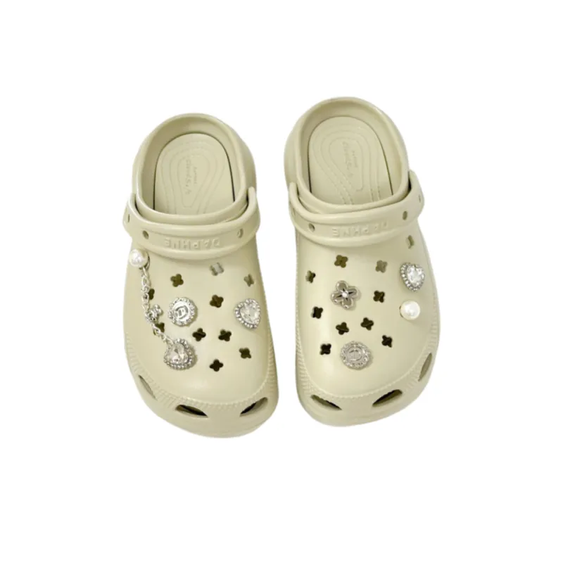 DAPHNE Perforated Door Collection Clogs Women's-16
