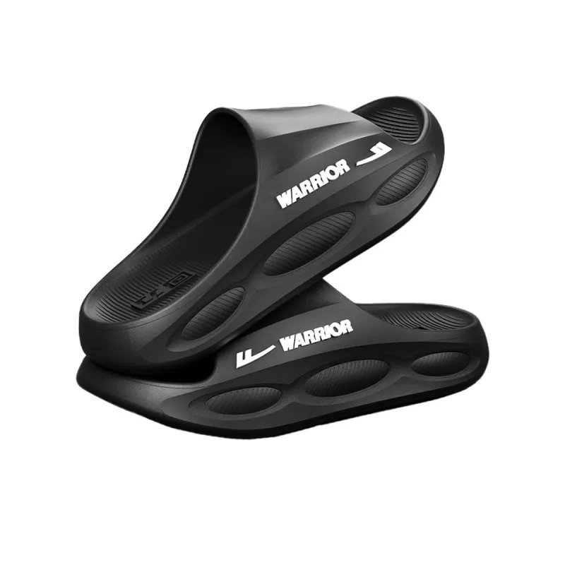 Warrior Slip Resistant Sports Slippers Men's Black-1