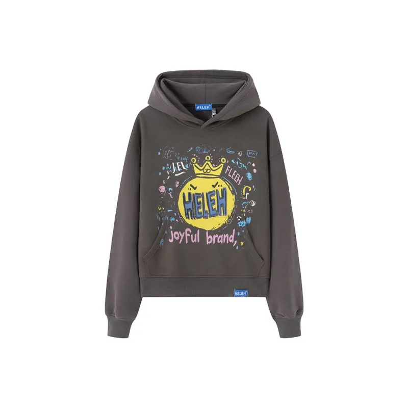 HELEH Sweatshirt Unisex Dark Gray-0