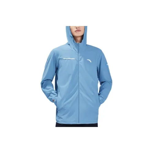 ANTA Variety Training Collection Sun Protection Clothing Men Expedition Blue