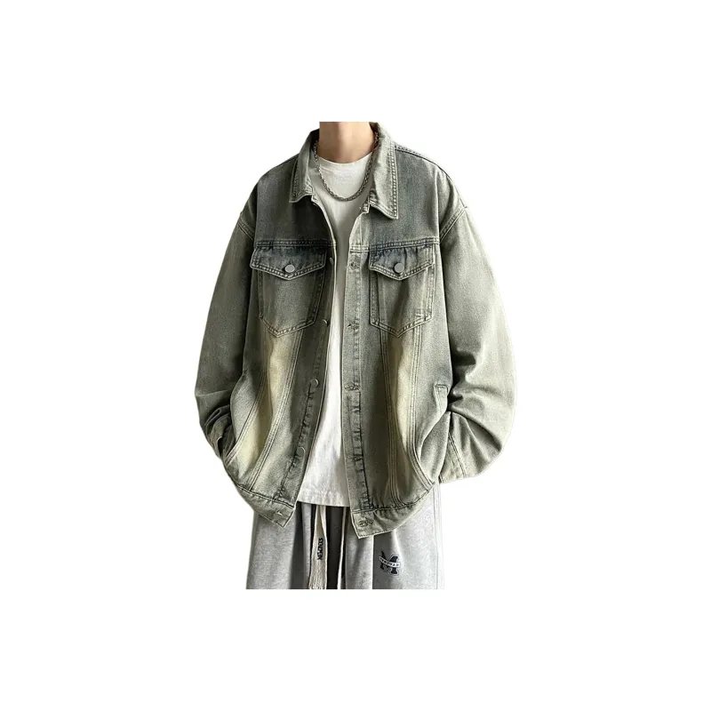 FONDLOOK Denim Jackets Unisex-9