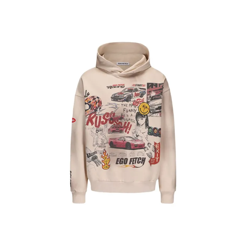 EGO FETCH Sweatshirts Unisex Beige-0