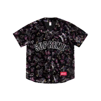 Supreme Floral Baseball Jersey