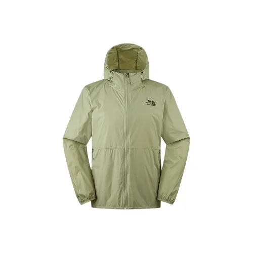 THE NORTH FACE Breathable Quick Dry Windproof UV Protection Sun Protection Clothing Men's Green