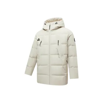 PEAK Down Jackets Men White Light Khaki