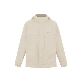 Timberland FW24 Outdoor Hiking Waterproof And Windproof Windbreaker Jacket Men's Light Brown