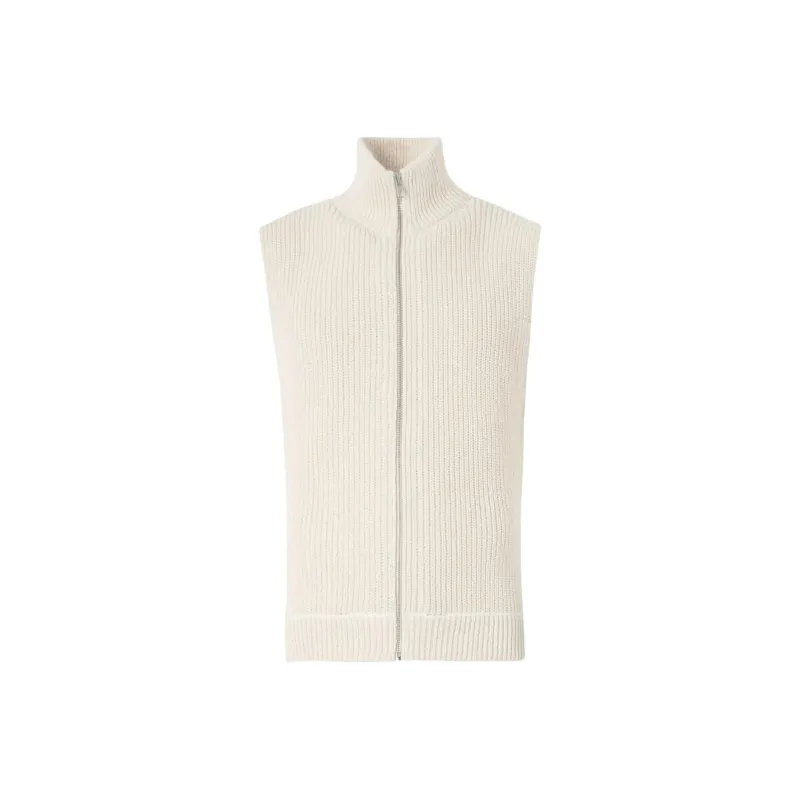 MM6 Maison Margiela Knitted Sleeveless Cardigan-0
