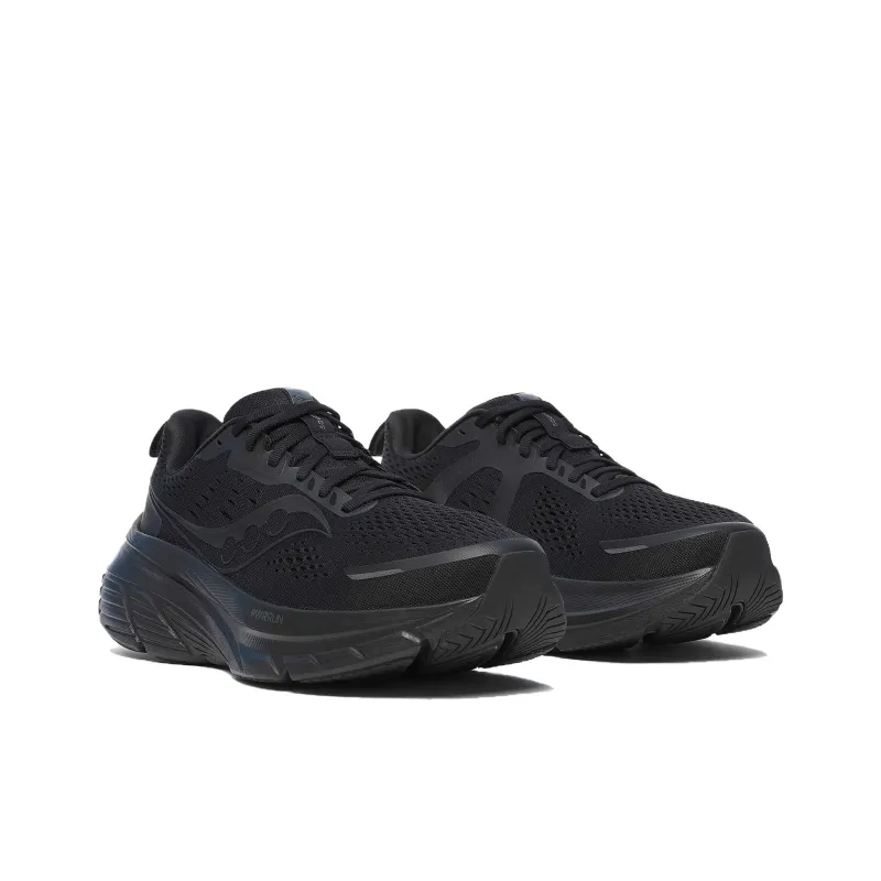 Saucony Guide 18 Anti Slip Wear Resistant Low Top Casual Running Shoes Men's Black-2