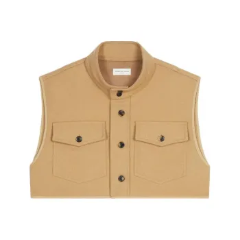 DRIES VAN NOTEN Cropped Wool Jacket