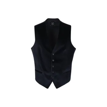 Tagliatore V Neck Buttoned Waistcoat