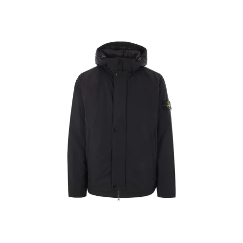 STONE ISLAND Down Jackets Men Olive Green