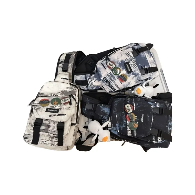 Omanfei Nylon Sling Bag Regular Unisex Multicolor-2