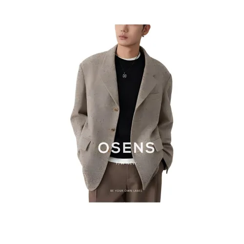 Osens Business Suit Men's Snowflake Brown