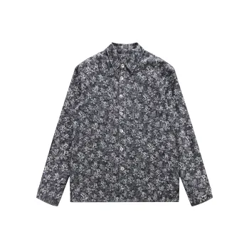 PP.GOLDEN Denim Jacket Men's Black