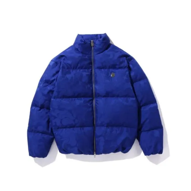Bape Tonal Solid Camo Puffer Down Jacket-6