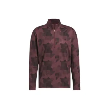Adidas Free Shipping With AdiClub Go To Printed Quarter Zip Pullover