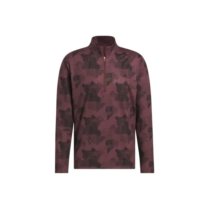 Adidas Free Shipping With AdiClub Go To Printed Quarter Zip Pullover-0