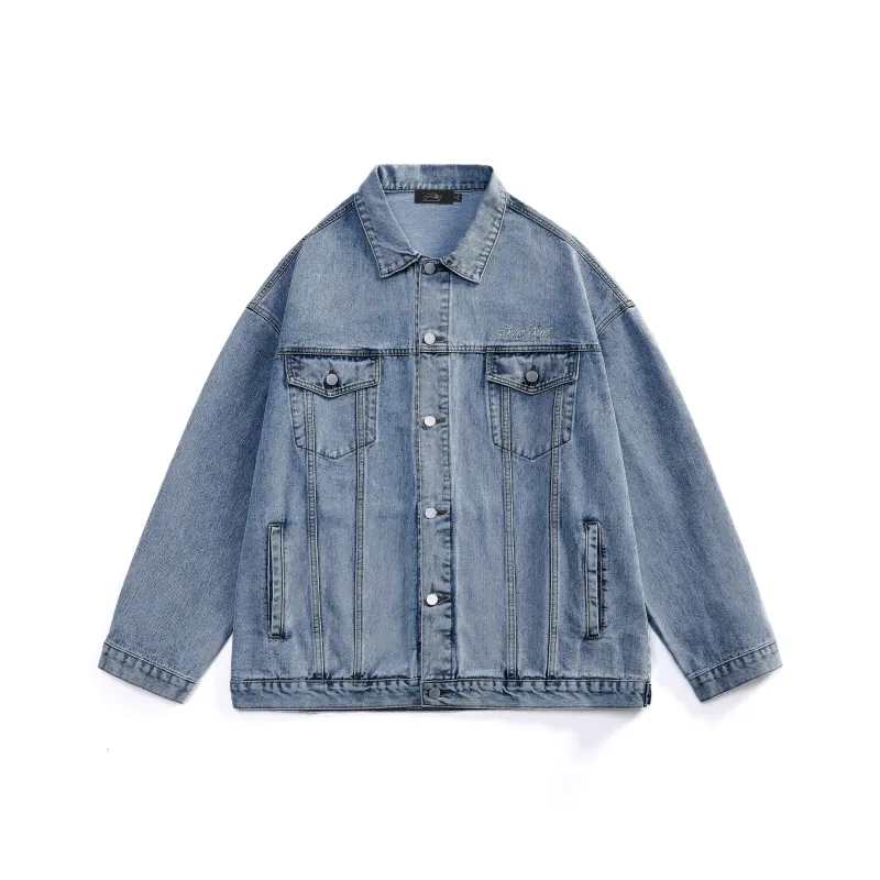 OM NOM Denim Jackets Unisex-9