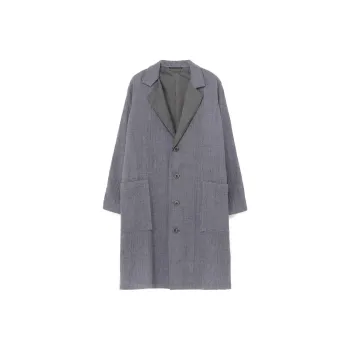 Yohji Yamamoto Y's FW23 Coats Unisex Gray