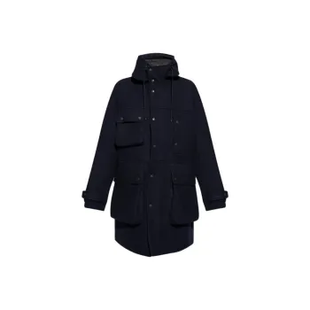 DRIES VAN NOTEN Coat Men's Dark Blue