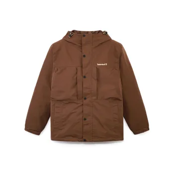 Timberland Windbreaker Jacket Men's Medium Brown