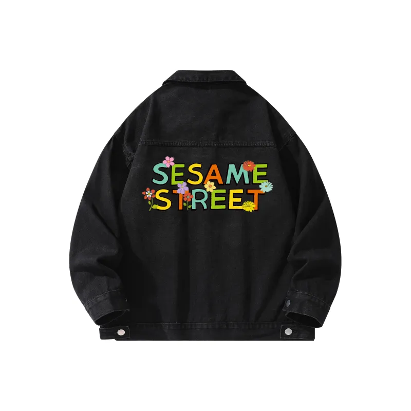 SESAME STREET Denim Jacket Unisex-0