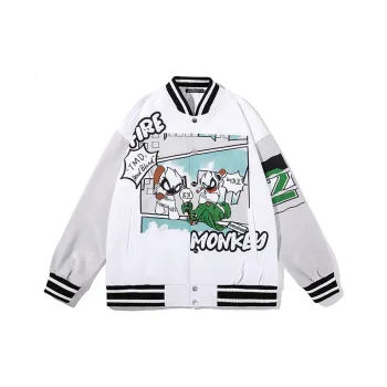 FireMonkey Baseball Jerseys Unisex White