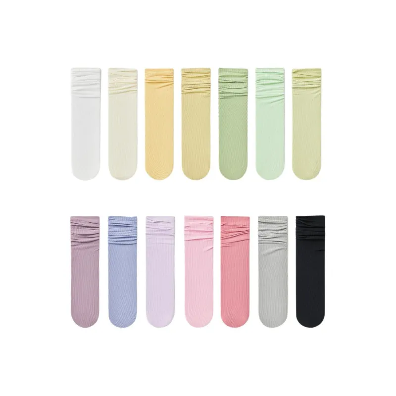 Temooues Mid Calf Socks Women's 5 Pack-12