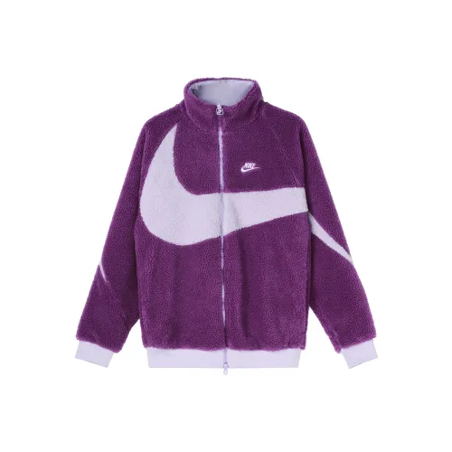 nike online Women's Big Swoosh Reversible Boa Jacket Asia Sizing