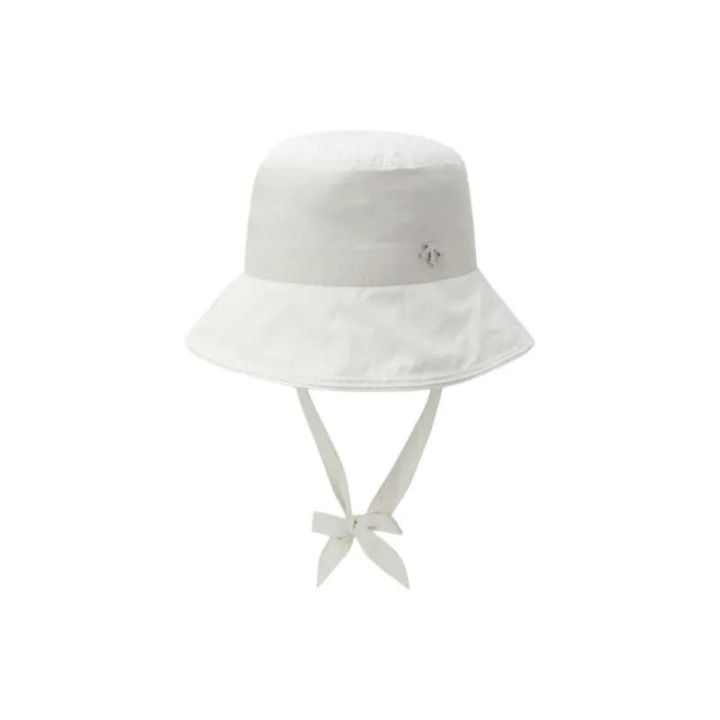 DESCENTE Nylon Bucket Hats Unisex White-0