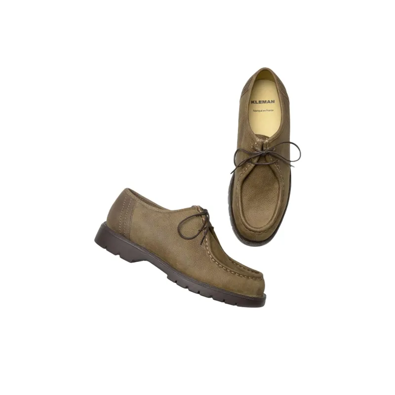 KLEMAN CLEON MANUFACTURE PADROR Low Top Casual Shoes Unisex Umber-3