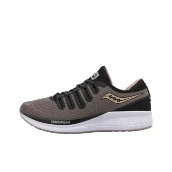 Saucony VERSAFOAM Anti Slip Wear Resistant Low Top Casual Running Shoes Women's Gray Black