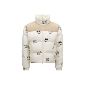 Moncler Down Jackets Men Beige