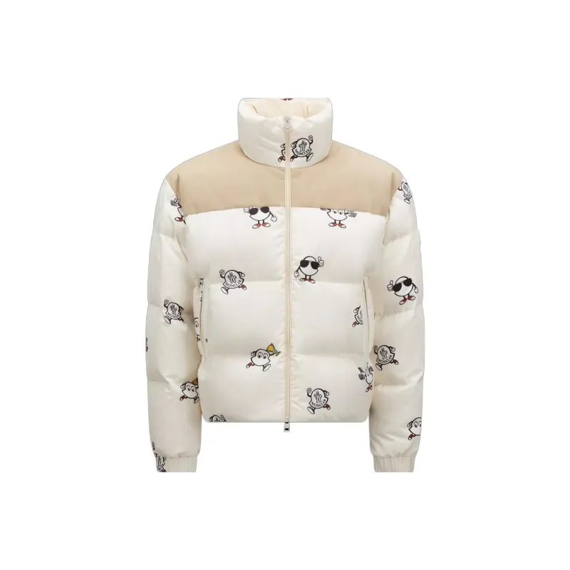 Moncler Down Jackets Men Beige-0