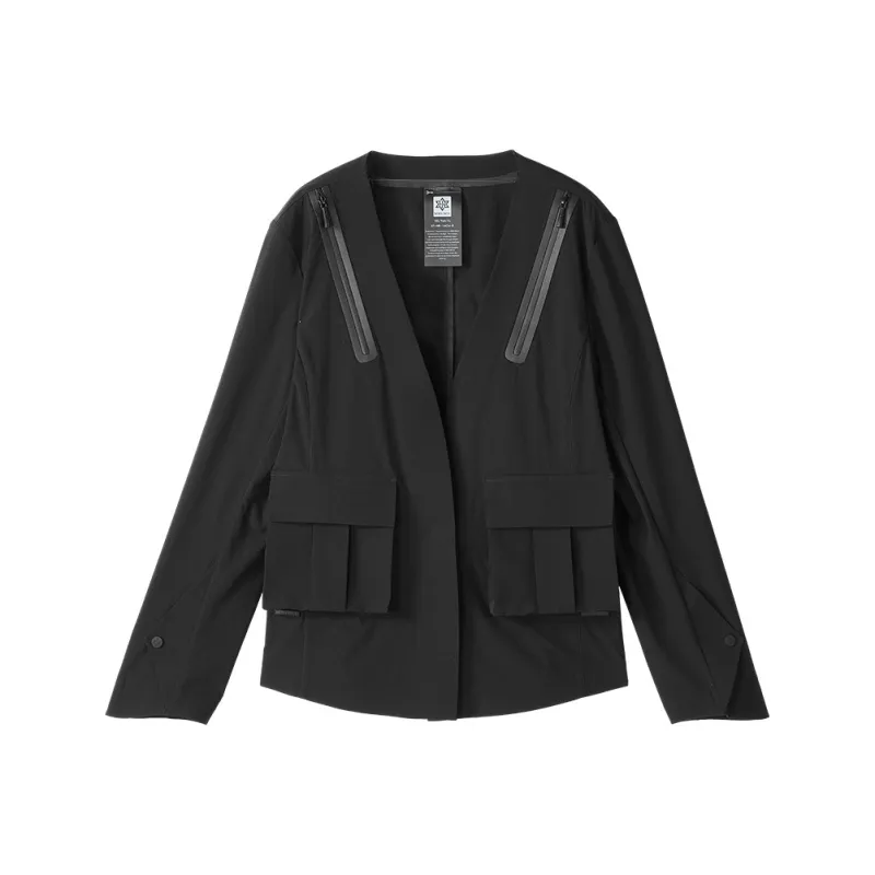NORVINCY Western Artsy Style Low Neck Jacket Unisex-4