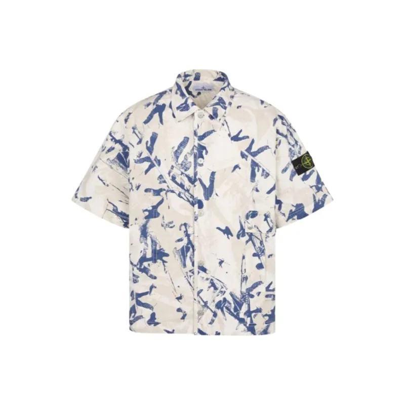 STONE ISLAND Cotton Shirt-0