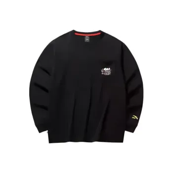 CHAOJIANTA x SNOOPY Sweatshirt Unisex Basic Black