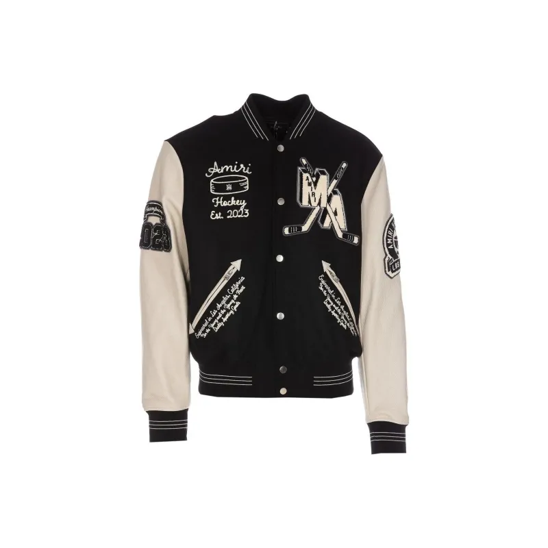 AMIRI Hockey Varsity Jacket-0