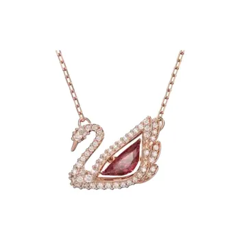 Swarovski Alloy Necklaces Women's Rose Gold