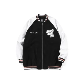 Bt Loose Fit Baseball Jacket Unisex