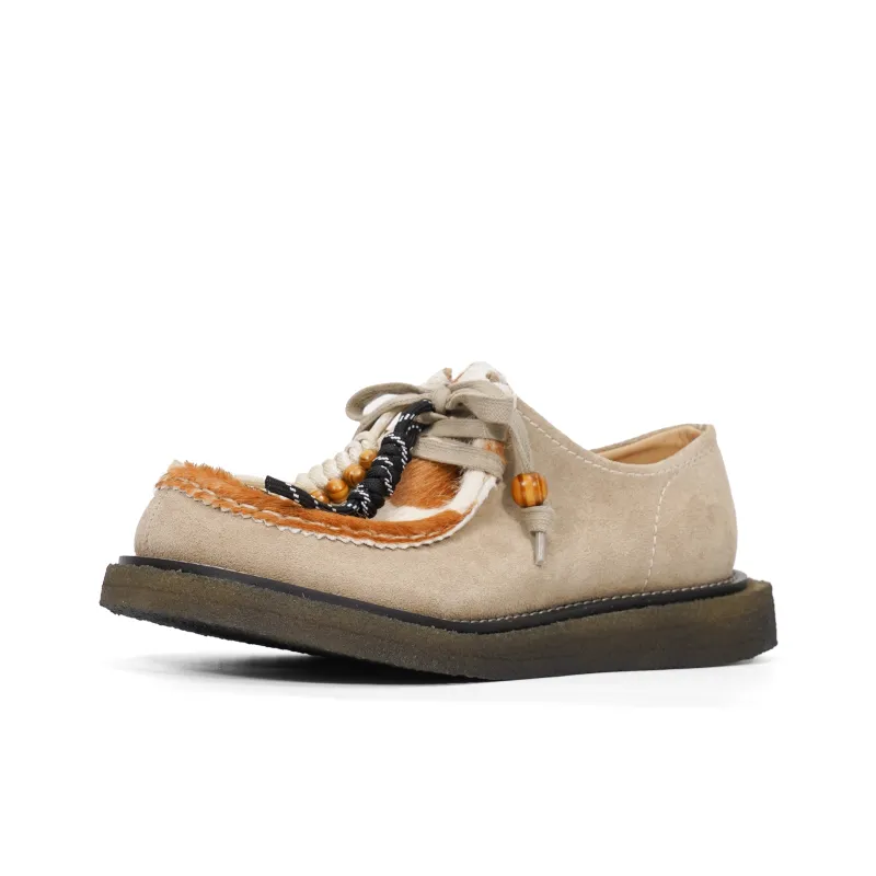 CROOKED CARD Cushioning, Abrasion Resistant, Slip Resistant Low Top Casual Shoes Unisex Apricot-2