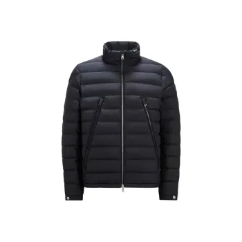 Moncler Coats Men's Marine Blue